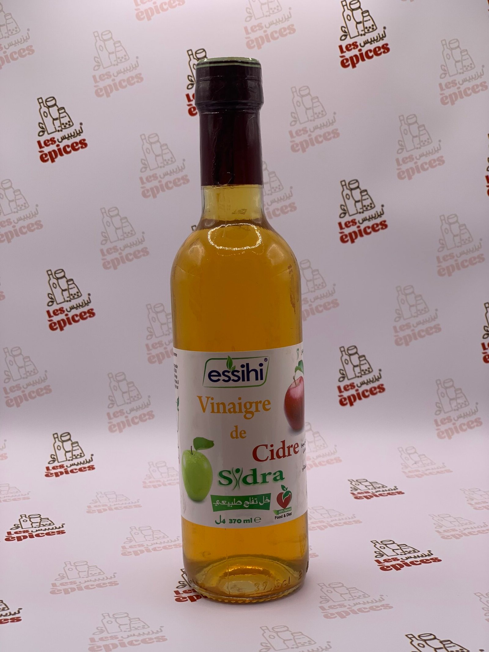 خل التفاح الصحي 370مل خل التفاح الطبيعي الصحي 370 مل - الصورة 1