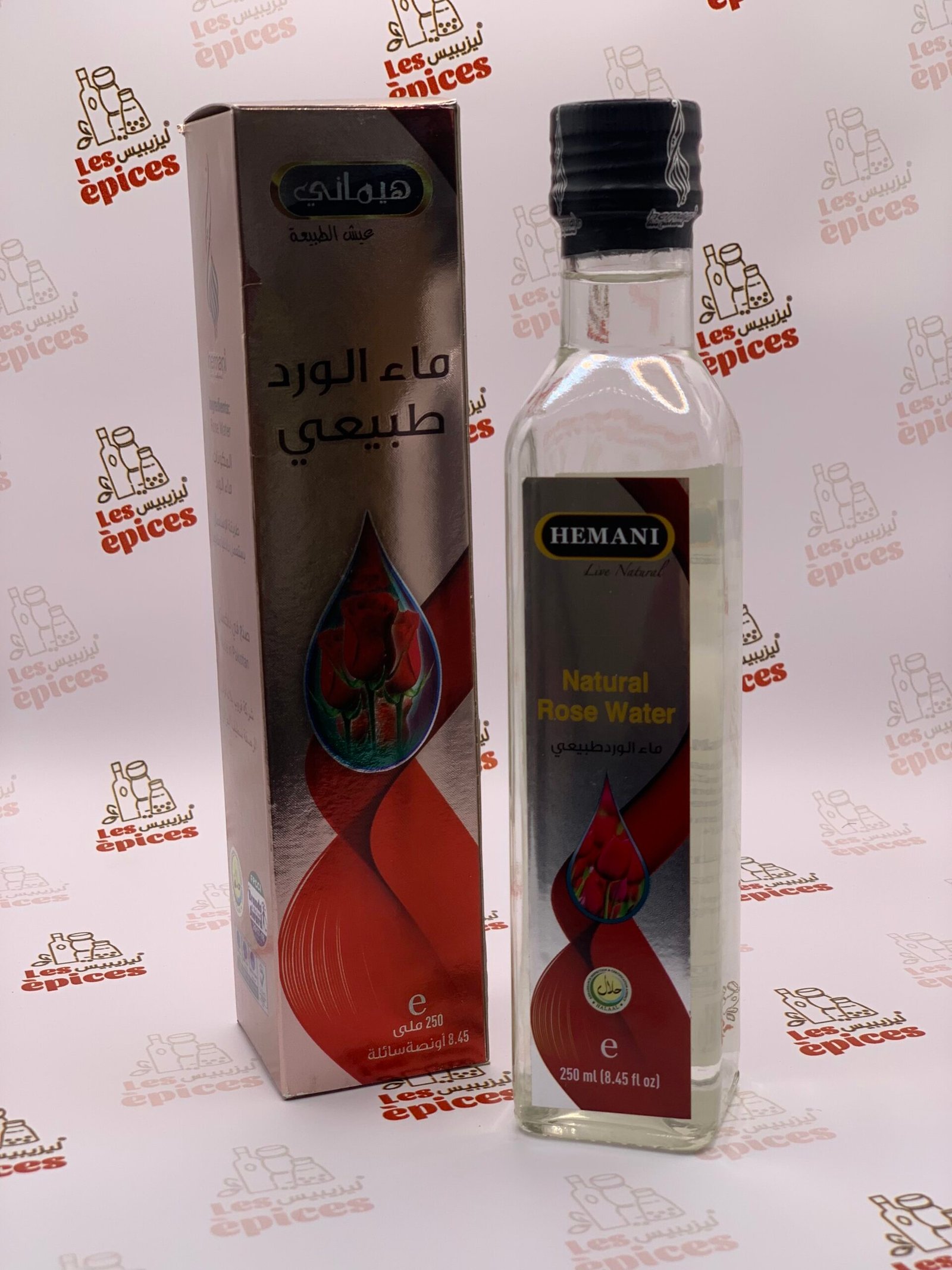 ماء الورد الطبيعي هيماني 250مل ماء الورد الطبيعي هيماني 125 مل - الصورة 1